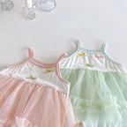 Vestido Infantil Tule Lacinhos