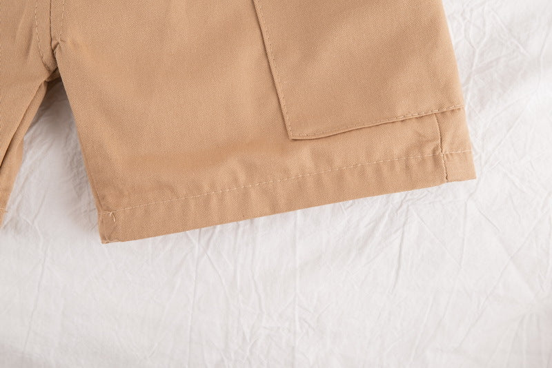 Conjunto Infantil Masculino Ursinho Bolsinho