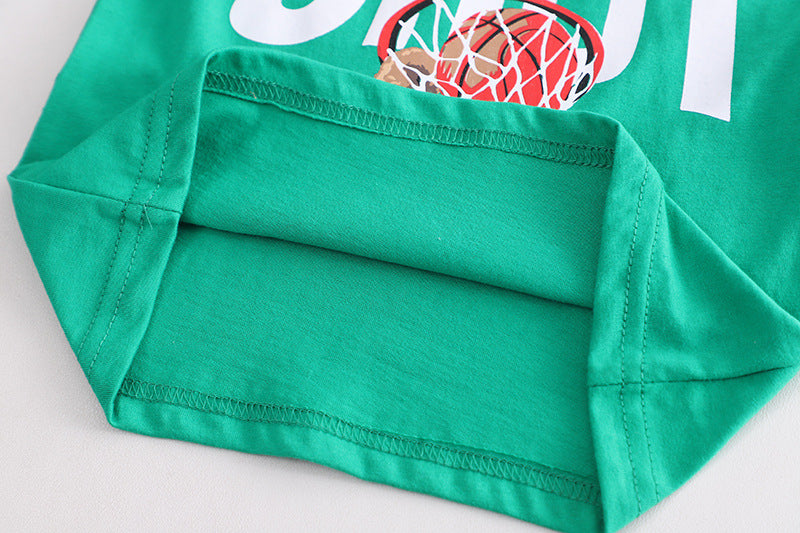 Conjunto Infantil Masculino Ursinho Basquete
