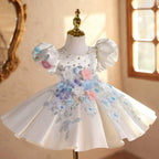Vestido de Festa Flores Pedrinhas