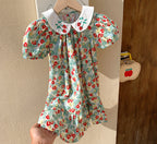 Vestido Infantil Delicadinho Morangos