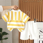 Conjunto Infantil Masculino Polo Lístras