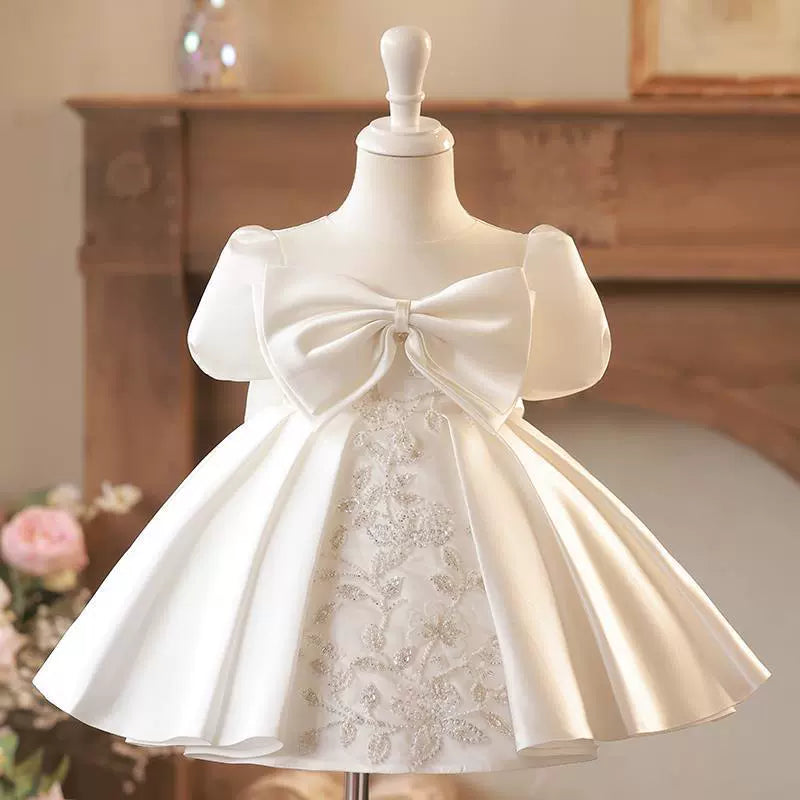 Vestido de Festa Laço e Flores