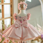 Vestido Infantil de Festa Flores