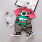 Jardineira Infantil Monstros SA