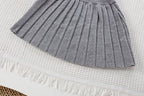 Conjunto Infantil de Tricô Corações