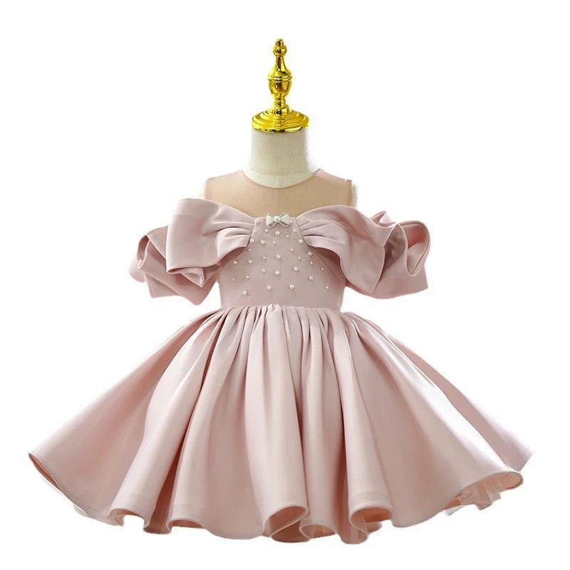 Vestido de Festa Luxo Pérolas