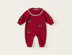 Macacão Infantil Vermelho Cerejas