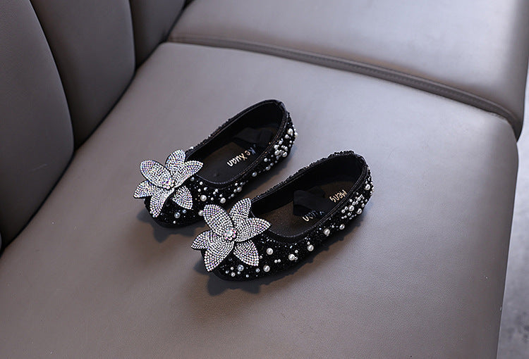 Sapato Infantil Feminino Florzinha Brilhante