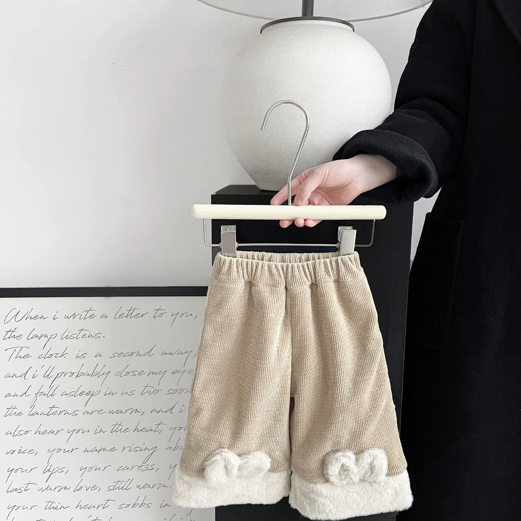 Calça Infantil Peludinha Orelhinhas