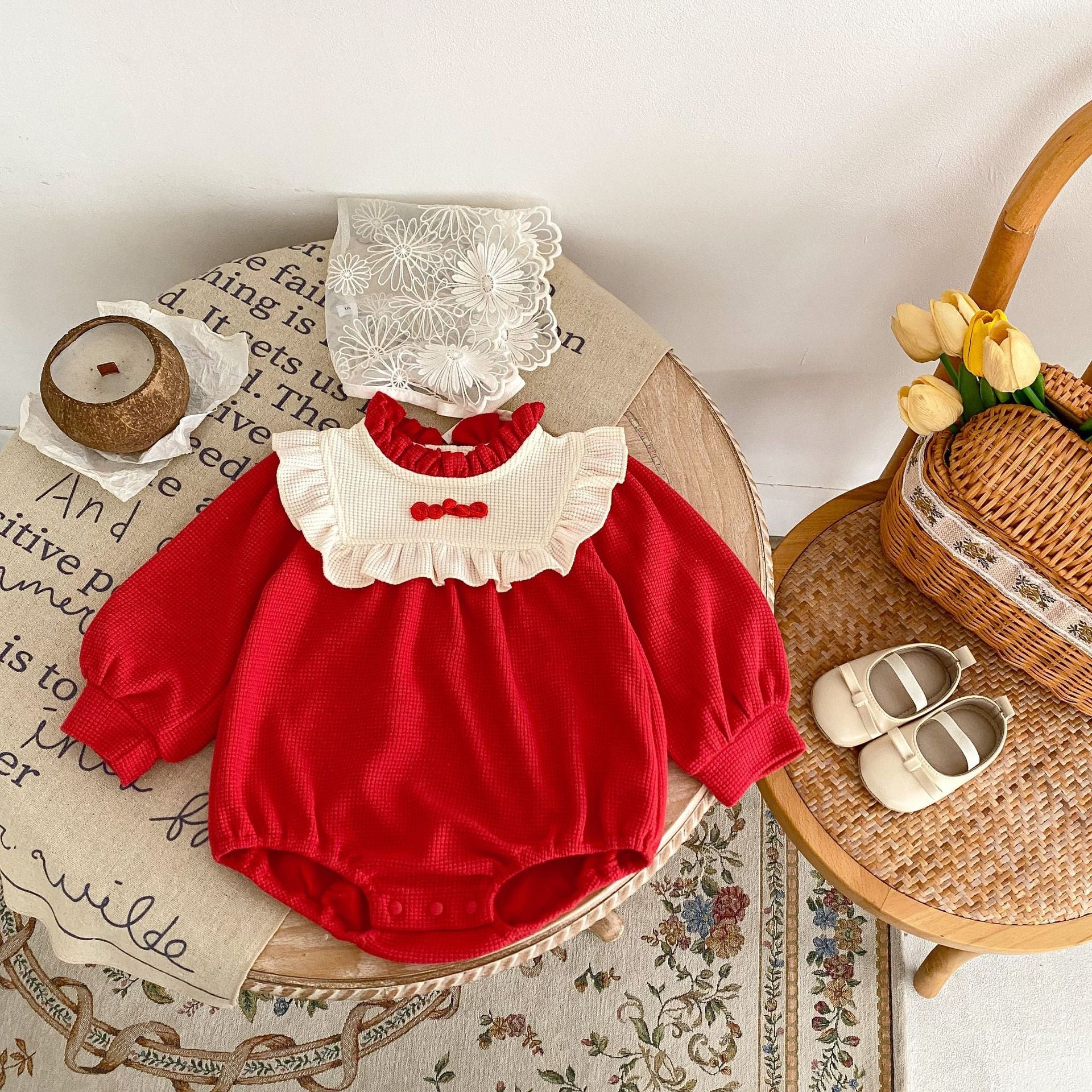 Body Infantil Feminino Vermelho