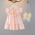 Vestido Infantil Laço Florzinha