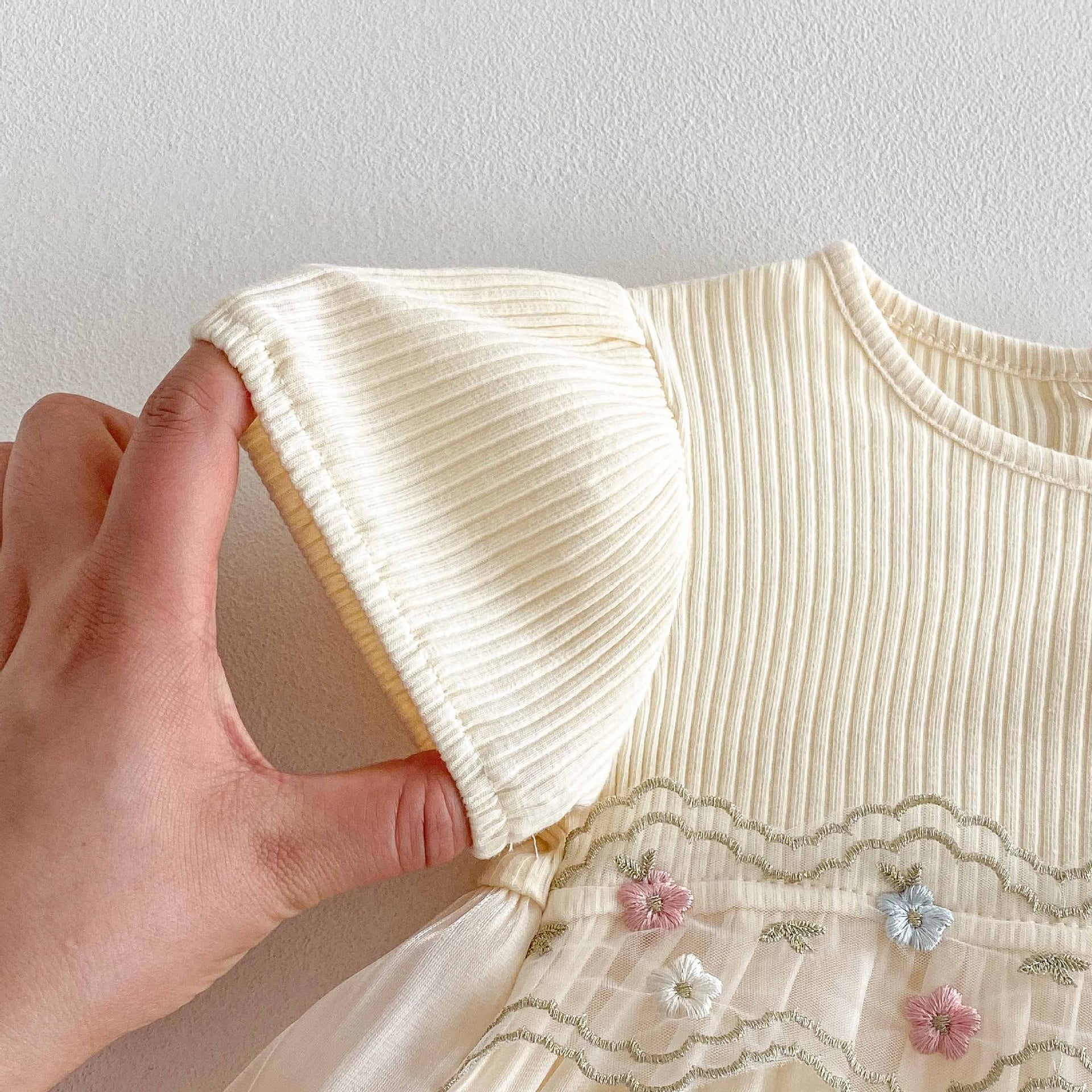 Body Infantil Feminino Florzinhas e Tule
