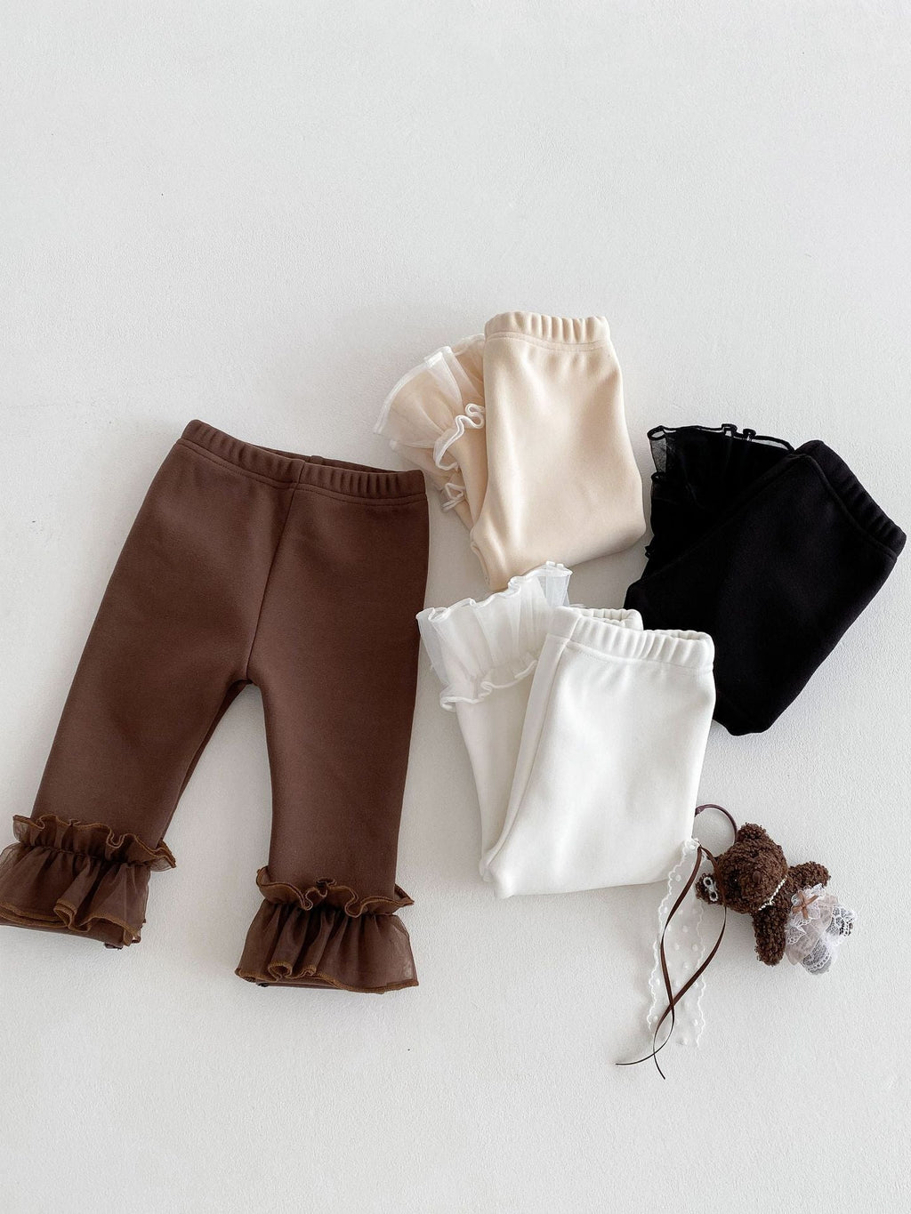 Calça Infantil Feminina Quentinha Barrinha de Tule