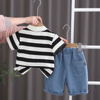 Conjunto Infantil Lístras e Jeans