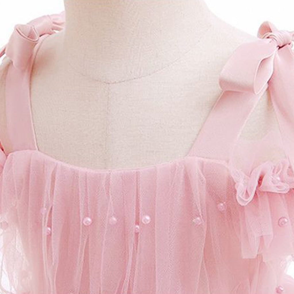 Vestido de Festa Infantil Pérolas