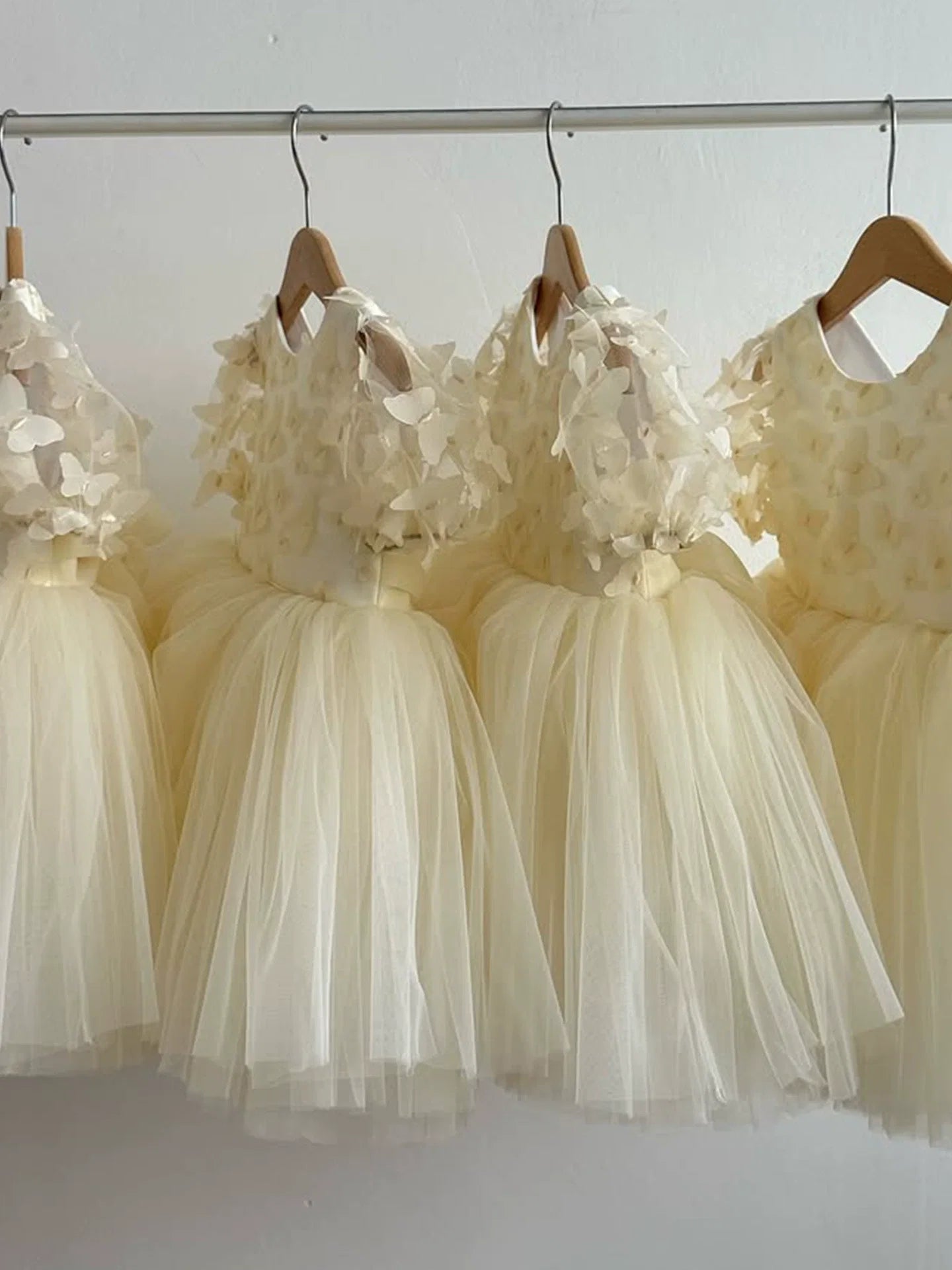 Vestido de Festa Tule Borboletinhas