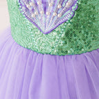 Vestido Infantil Sereia com Tule