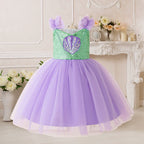 Vestido Infantil Sereia com Tule