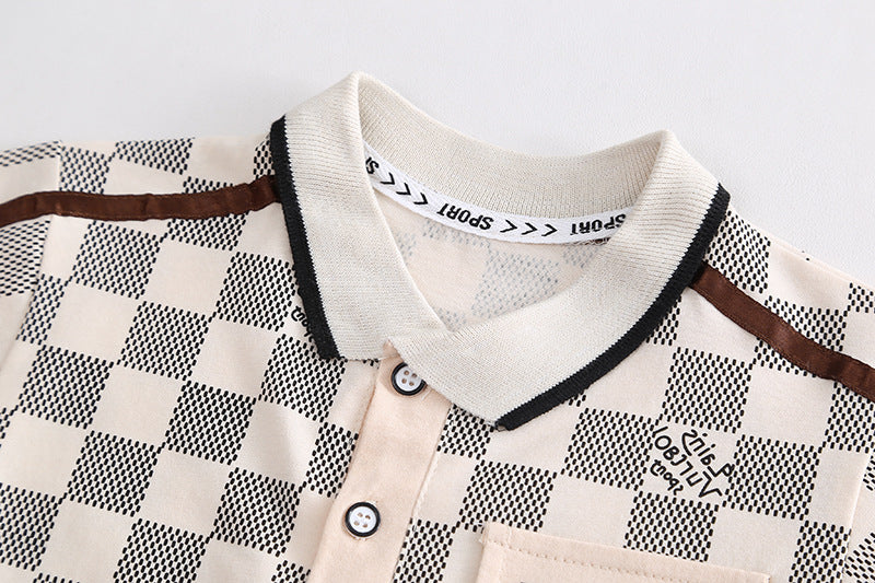 Conjunto Infantil Masculino com Golinha e Bolso