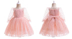 Vestido de Festa Infantil Tule Coraçõeszinhos