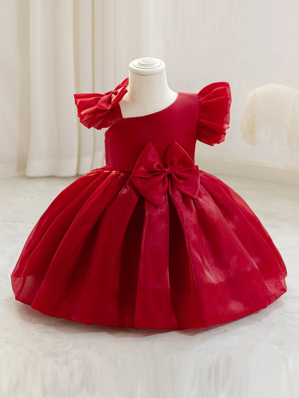 Vestido Infantil De Festa com Lacinho