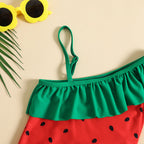 Body Infantil Verão Melancia