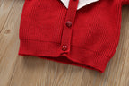 Conjunto Infantil Tricô Golinha Xadrez