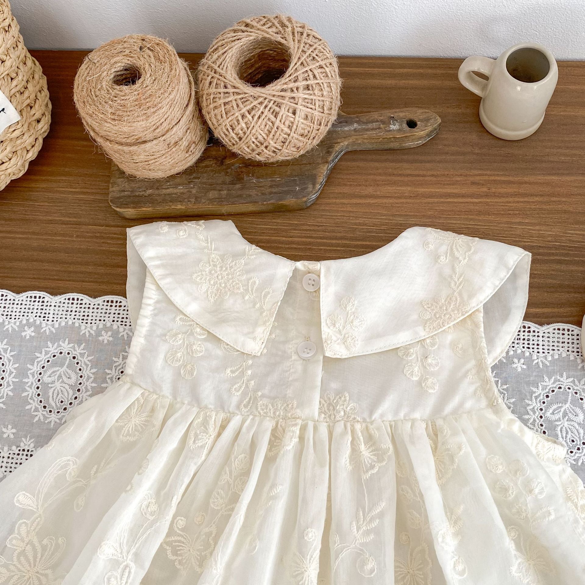 Vestido Infantil Verão Cerejinhas
