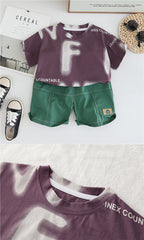 Conjunto Infantil Masculino Letras