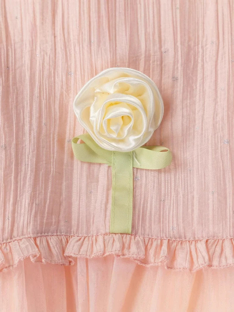 Vestido Infantil Florzinha com Chapéu