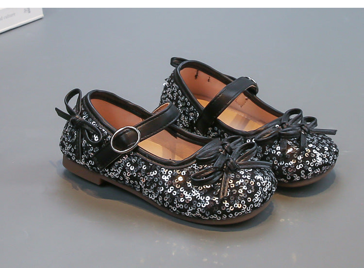 Sapato Infantil Brilhante Lacinhos