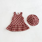 Vestido Infantil Regata Xadrez