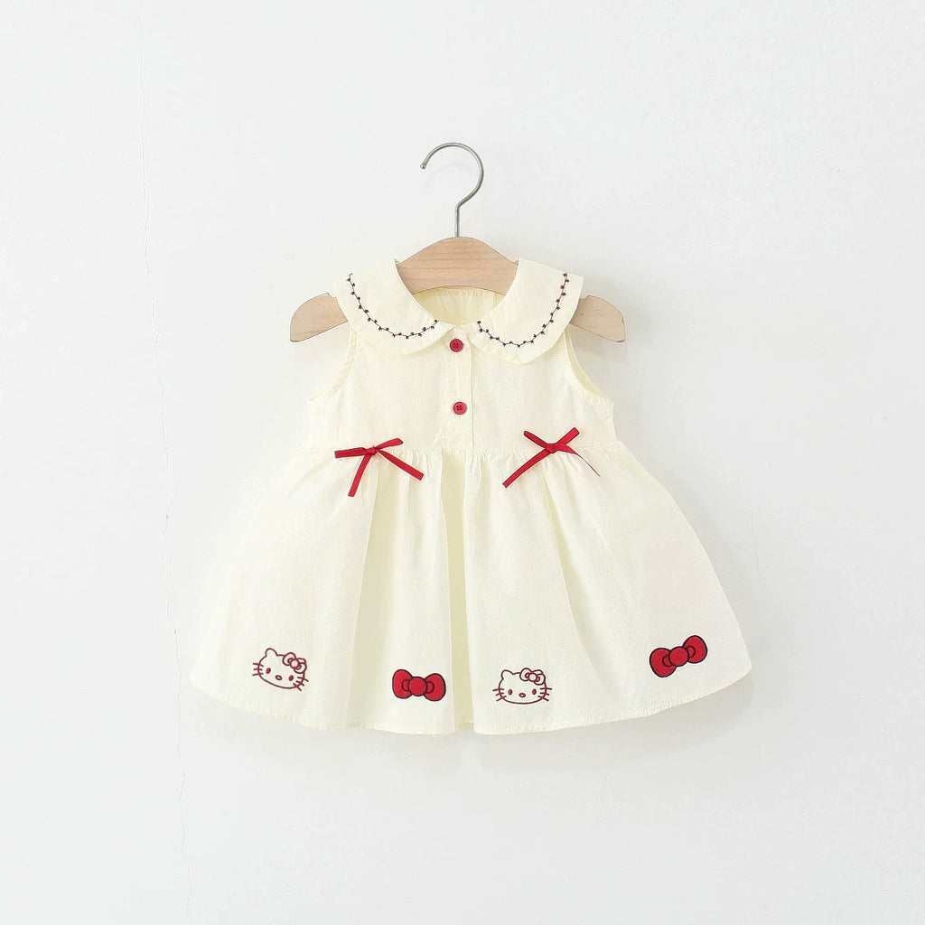 Vestido Infantil Gatinha Lacinhos