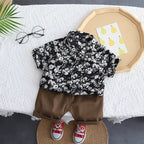 Conjunto Infantil Masculino Camisa Estampas