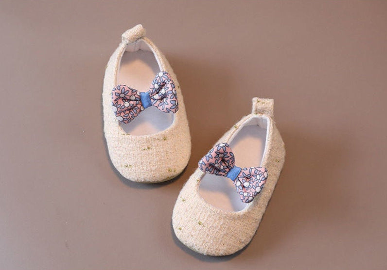 Sapato Infantil  Tweed Lacinho