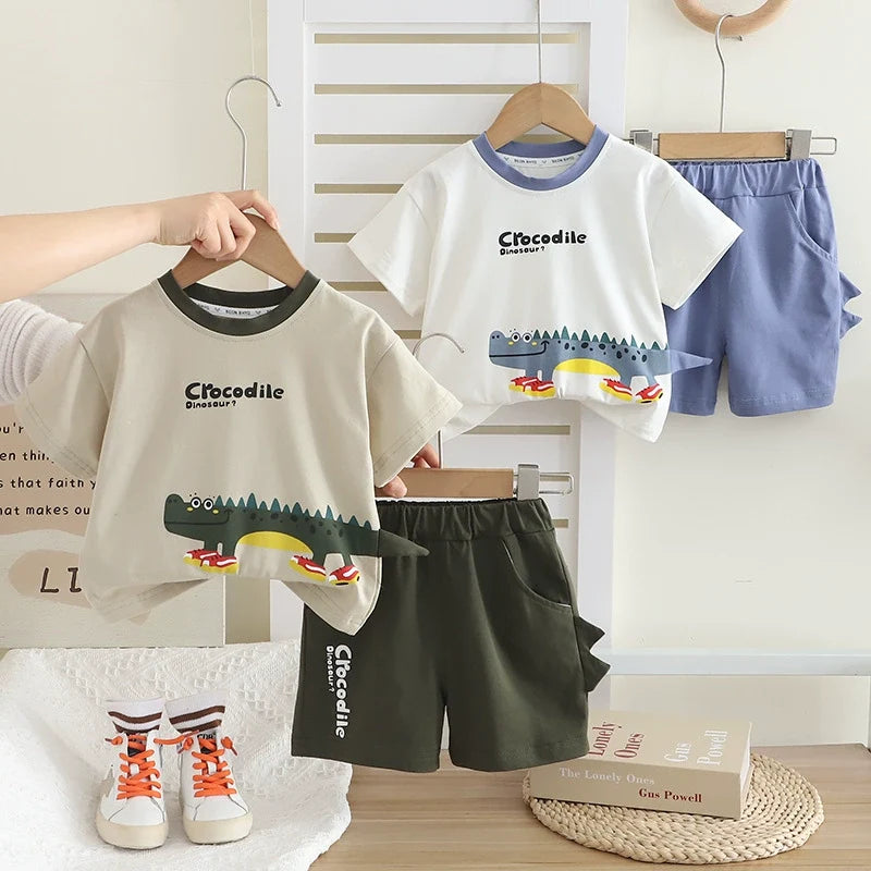 Conjunto Infantil Masculino Crocodilo