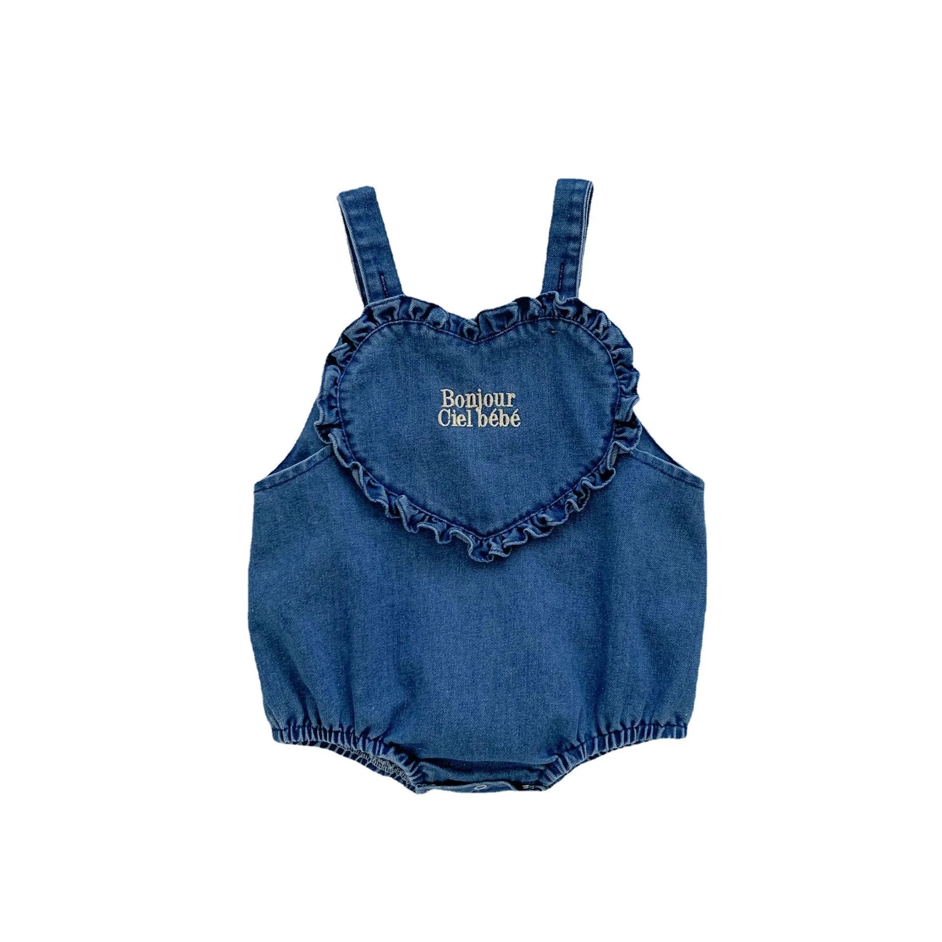 Body Infantil Jeans Love