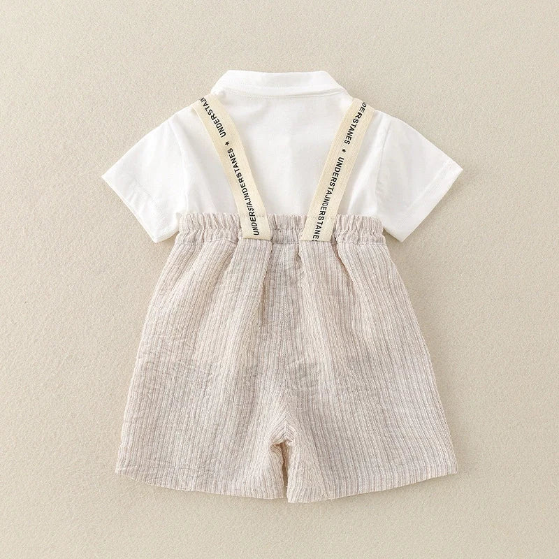 Conjunto Infantil Camisa + Suspensório