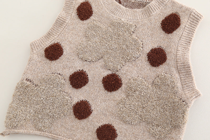Conjunto Infantil 3 Peças Bolinhas Inverno