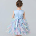Vestido Infantil Camadas Colors