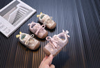 Tênis Infantil Feminino Florzinhas com Velcro