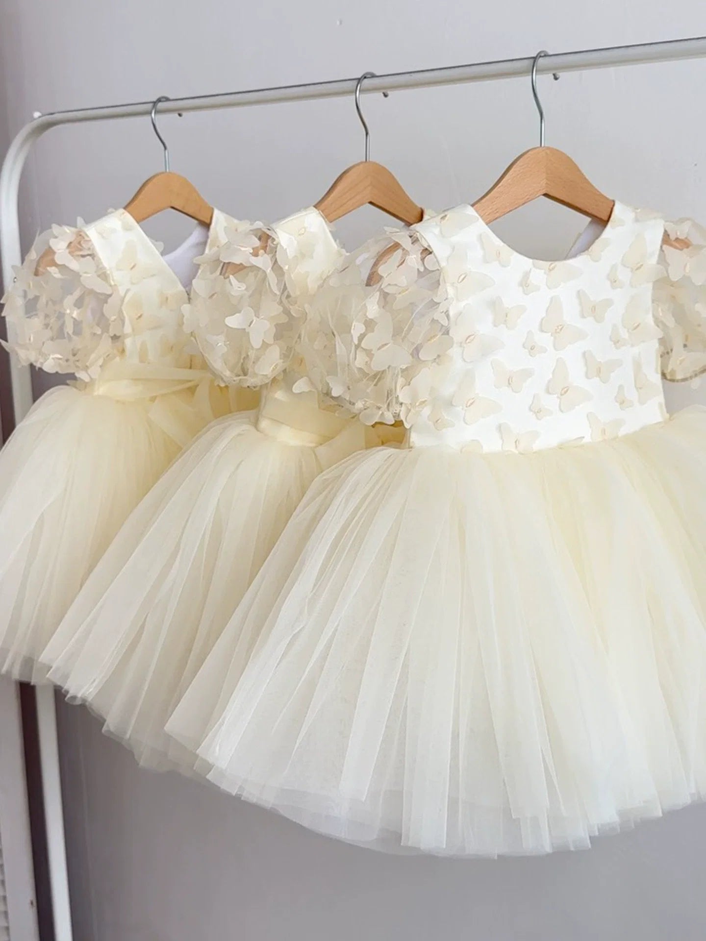 Vestido de Festa Tule Borboletinhas