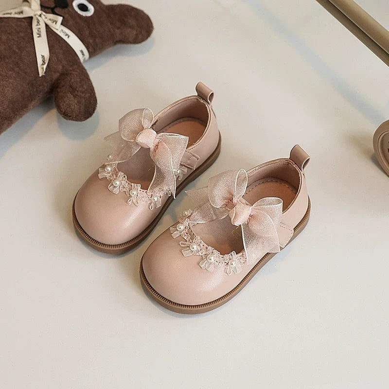 Sapato Infantil Feminino Lacinho de Tule