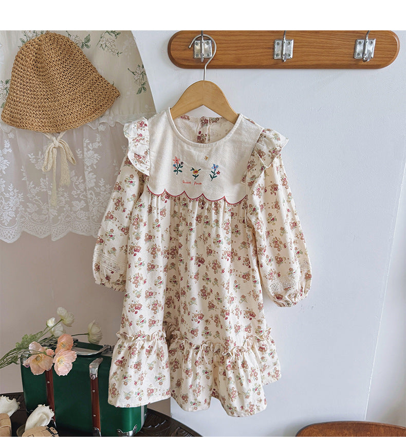Vestido Infantil Flores Babadinhos