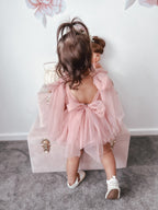 Body Vestidinho Infantil De Tule