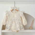 Vestido Infantil Rendado Florzinhas
