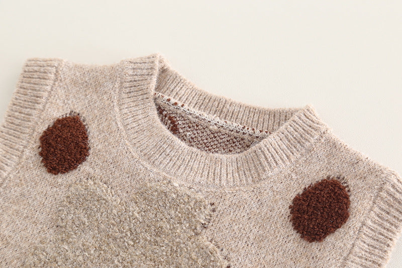 Conjunto Infantil 3 Peças Bolinhas Inverno