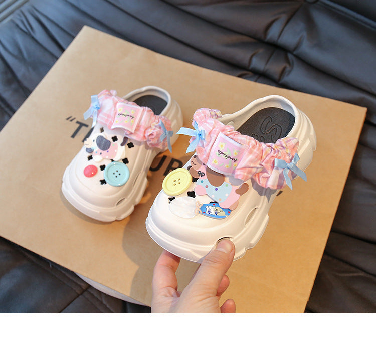 Crocks Infantil Lacinhos e Botãozinho