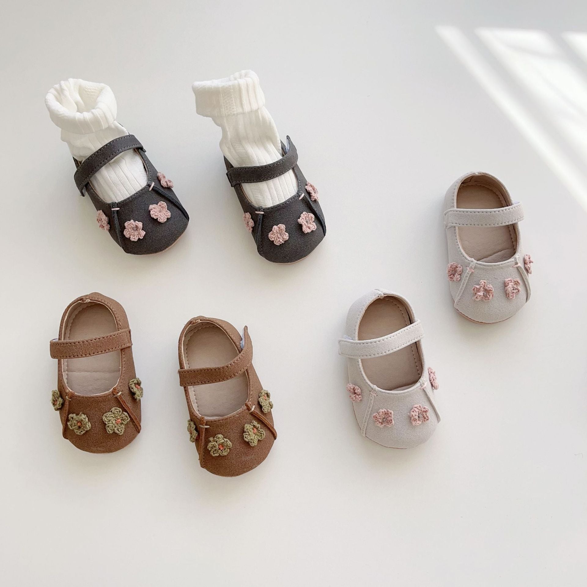 Sapato Infantil Feminino Florzinhas
